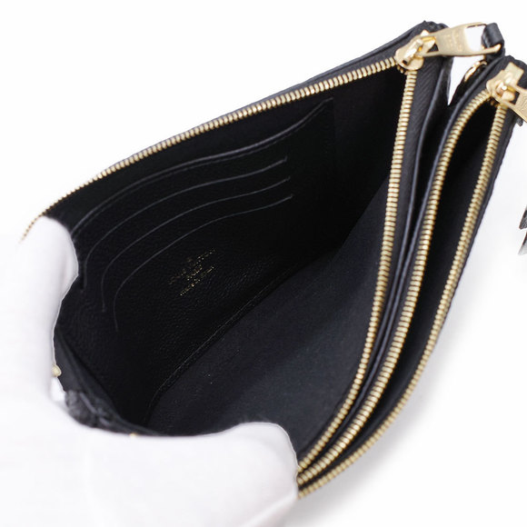 Louis Vuitton Pochette Double Zip Monogram Imprint Black - Picture 6 of 9